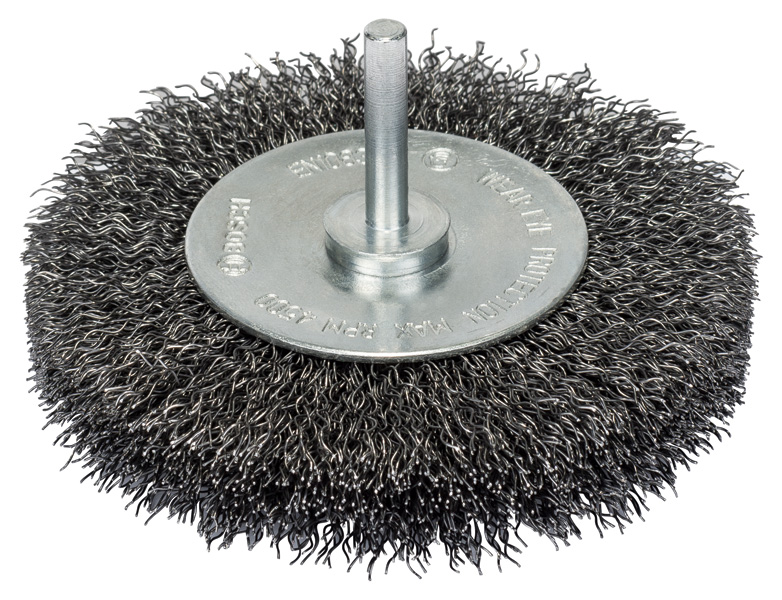 Bosch Scheibenbürste für Bohrmaschinen, gewellt, 100 mm, 20 mm