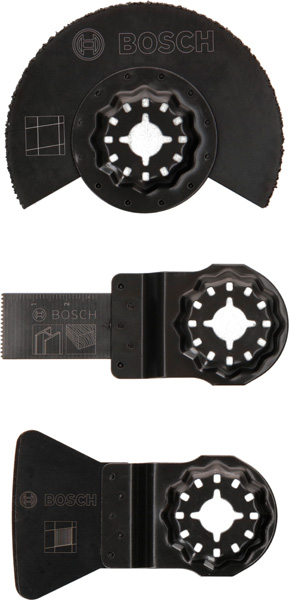 Bosch Starlock Starter-Set Fließen, 3-teilig, für Multifunktionsgeräte