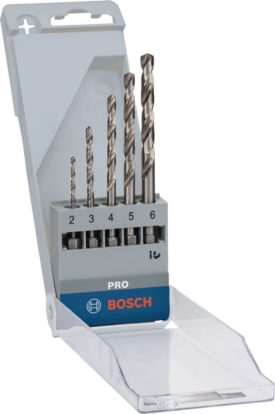 Bosch PRO Metal HSS-G + Hex Spiralbohrer-Set